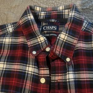 Ralph Lauren Chaps Woven Classic Oxford Button Down Long Sleeve Shirt XL MENS